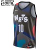 Barn Brooklyn Nets Tröja Ben Simmons Nike 2023-24 City Edition Svart Swingman